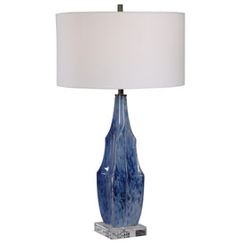 Everard Blue Table Lamp by Renee Wightman