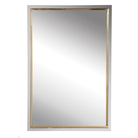 Locke Chrome Vanity Wall Mirror by Grace Feyock