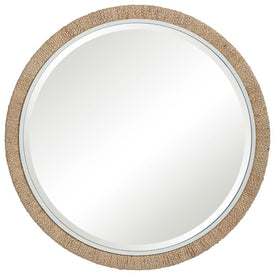 Carbet Round Rope Wall Mirror by Grace Feyock