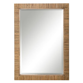 Cape Natural Rattan Wall Mirror by Grace Feyock