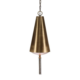 Nador Single-Light Brass Pendant by Kalizma Home