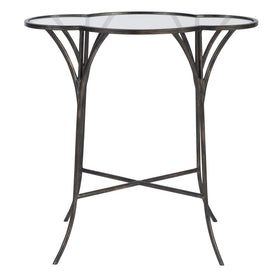 Adhira Glass Accent Table by Matthew Williams