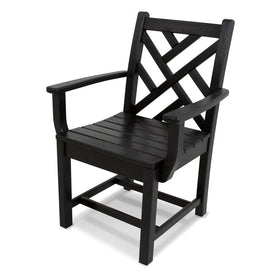 Chippendale Dining Arm Chair - Black