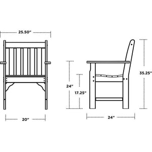 GNB24BL Outdoor/Patio Furniture/Outdoor Chairs