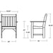 GNB24BL Outdoor/Patio Furniture/Outdoor Chairs