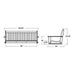 GNS60GY Outdoor/Patio Furniture/Outdoor Benches