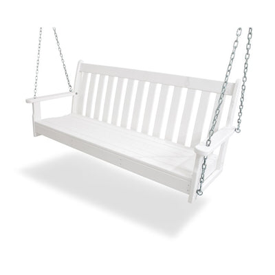 Product Image: GNS60WH Outdoor/Patio Furniture/Outdoor Benches