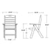 NCH38MA Outdoor/Patio Furniture/Outdoor Chairs
