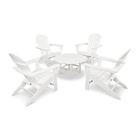 South Beach Five-Piece Conversation Group - White