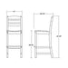 TD102WH Outdoor/Patio Furniture/Outdoor Chairs