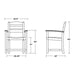 TD200GY Outdoor/Patio Furniture/Outdoor Chairs