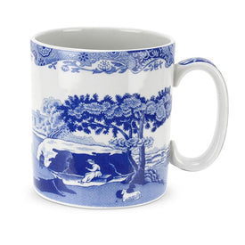 Spode Blue Italian 9 ounce Mugs Set of 4