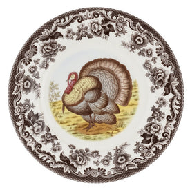 Spode Woodland 9" Luncheon Plate - Turkey