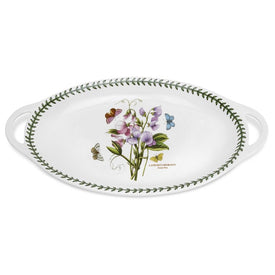 Botanic Garden Handled Oval Platter