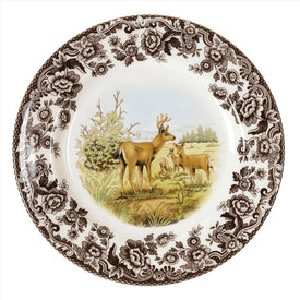 Spode Woodland 8" Salad Plate - Mule Deer