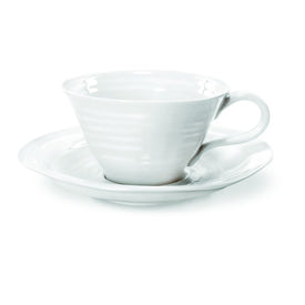 Sophie Conran Teacups and Saucers Set of 4 - White