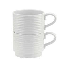 Sophie Conran Stacking Cups Set of 2 - White