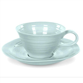 Sophie Conran Teacups and Saucers Set of 4 - Celadon