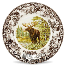 Spode Woodland 10.5" Dinner Plate - Moose