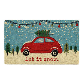Christmas Car 18" x 30" Doormat