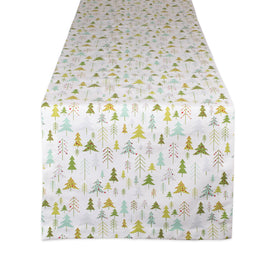 Holiday Woods Printed Table Runner and Napkins Set