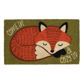 Cozy Fox 18" x 30" Coir Doormat