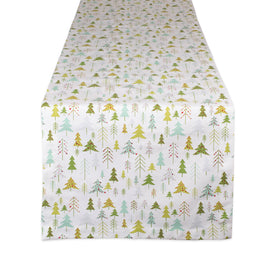 Holiday Woods Printed 14" x 72" Table Runner