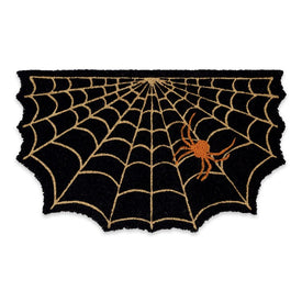 Spider Web 18" x 30" Vinyl Back Coir Doormat