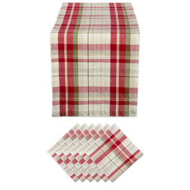 Orchard Plaid Table Runner and Napkins Set