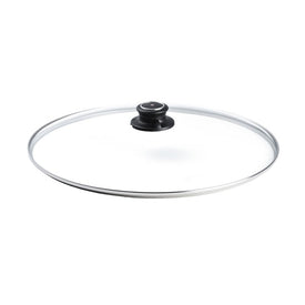 14" Tempered Glass Lid with Vented Steam Knob in Box