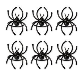 Spider Napkin Rings Set of 6