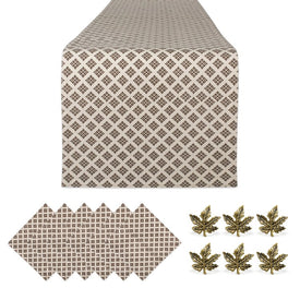 Autumn Leaves Collection Table Runner and Napkins Set
