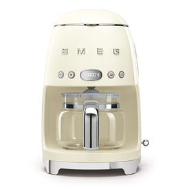 10-Cup Drip Filter Coffee Machine - Cream