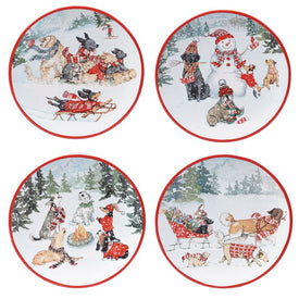 Special Delivery Dessert Plates Set of 4