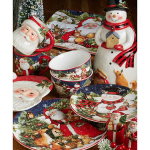 28301SET4 Holiday/Christmas/Christmas Tableware and Serveware