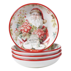 Christmas Story Soup Bowls Set of 4