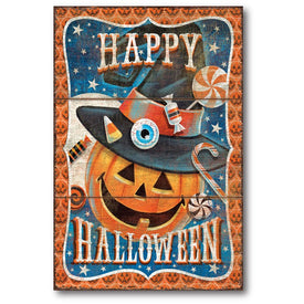 Happy Halloween 18" x 26" Gallery-Wrapped Canvas Wall Art