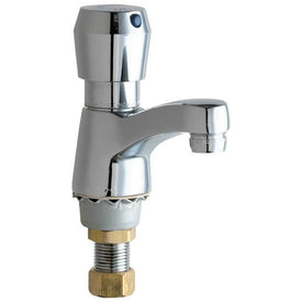 Lavatory Faucet Metering 1 Vandal Resistant ADA Polished Chrome