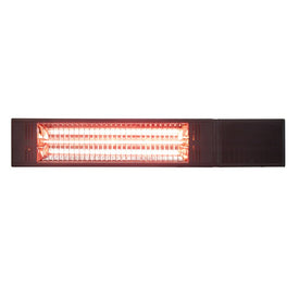 Wall-Mounted Infrared Electric Outdoor Heater with Gold Tube and Remote Control