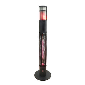 Portable Infrared Electric Outdoor Heater with Gold Tube and Flame
