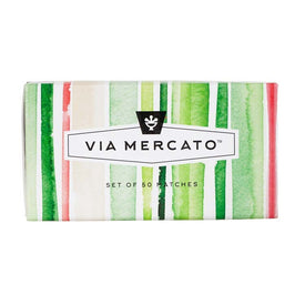 Via Mercato 50-Piece Match Box Gift Set - Green