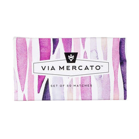 Via Mercato 50-Piece Match Box Gift Set - Purple