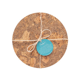 Cork Collection 14.5" Round Placemats Set of 4