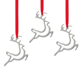 Mini Reindeer Ornaments Set of 3