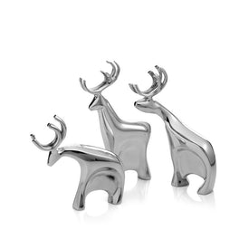 Blitzen Reindeer Figurines Set of 3