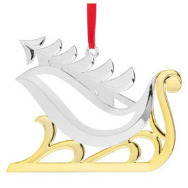 Sleigh with Tree Ornament