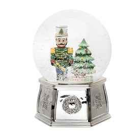 Spode Christmas Tree Musical Nutcracker Snow Globe