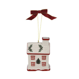 Spode Christmas Tree Bless This Home Ornament