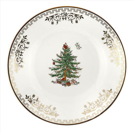 Spode Christmas Tree Gold Collection Bread and Butter Plates Set of 4