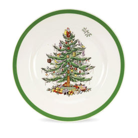Spode Christmas Tree Salad Plates Set of 4